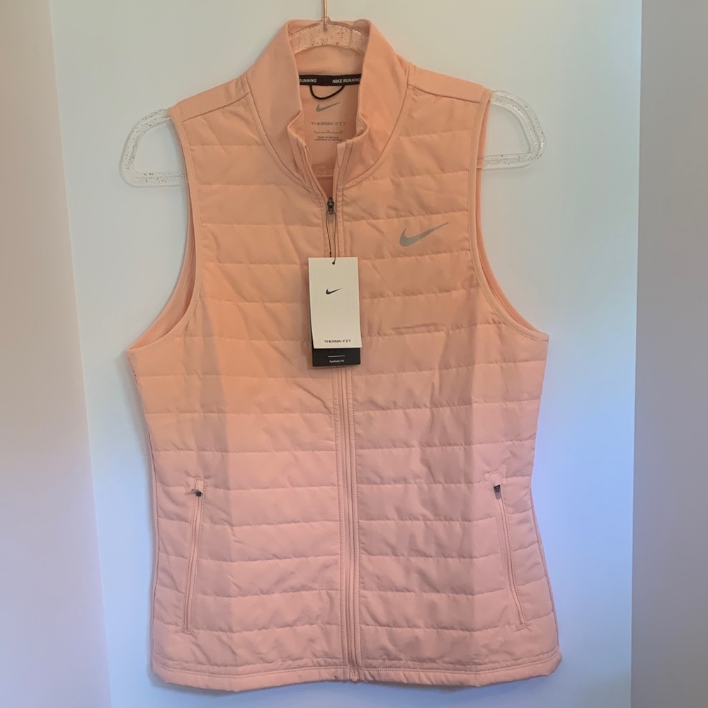 Nike Women's Light Peach Quilted Vest